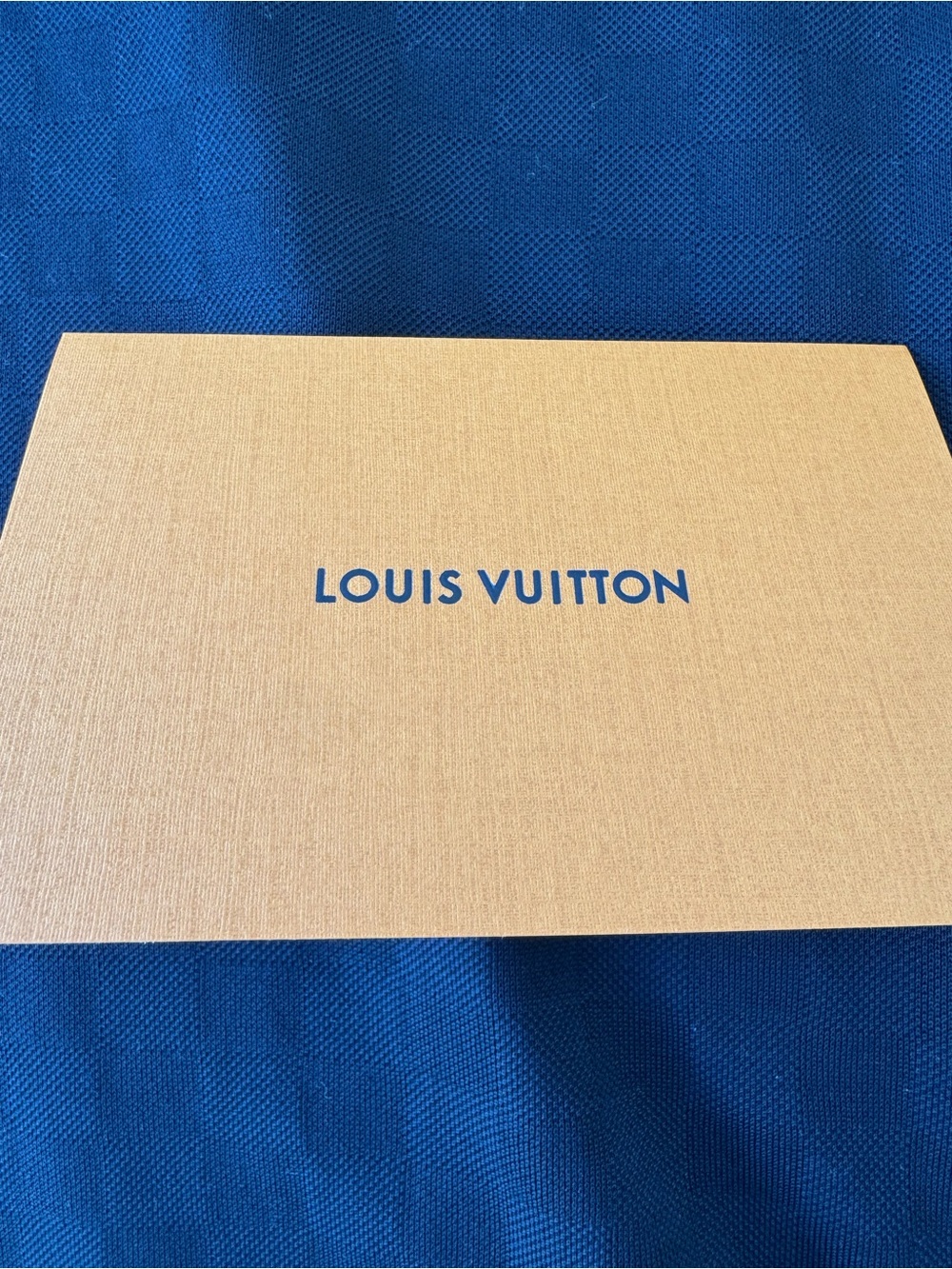 NWT Louis Vuitton Damier Signature T Shirt Blue Short Sleeve Size Small (S0) - Picture 4 of 6